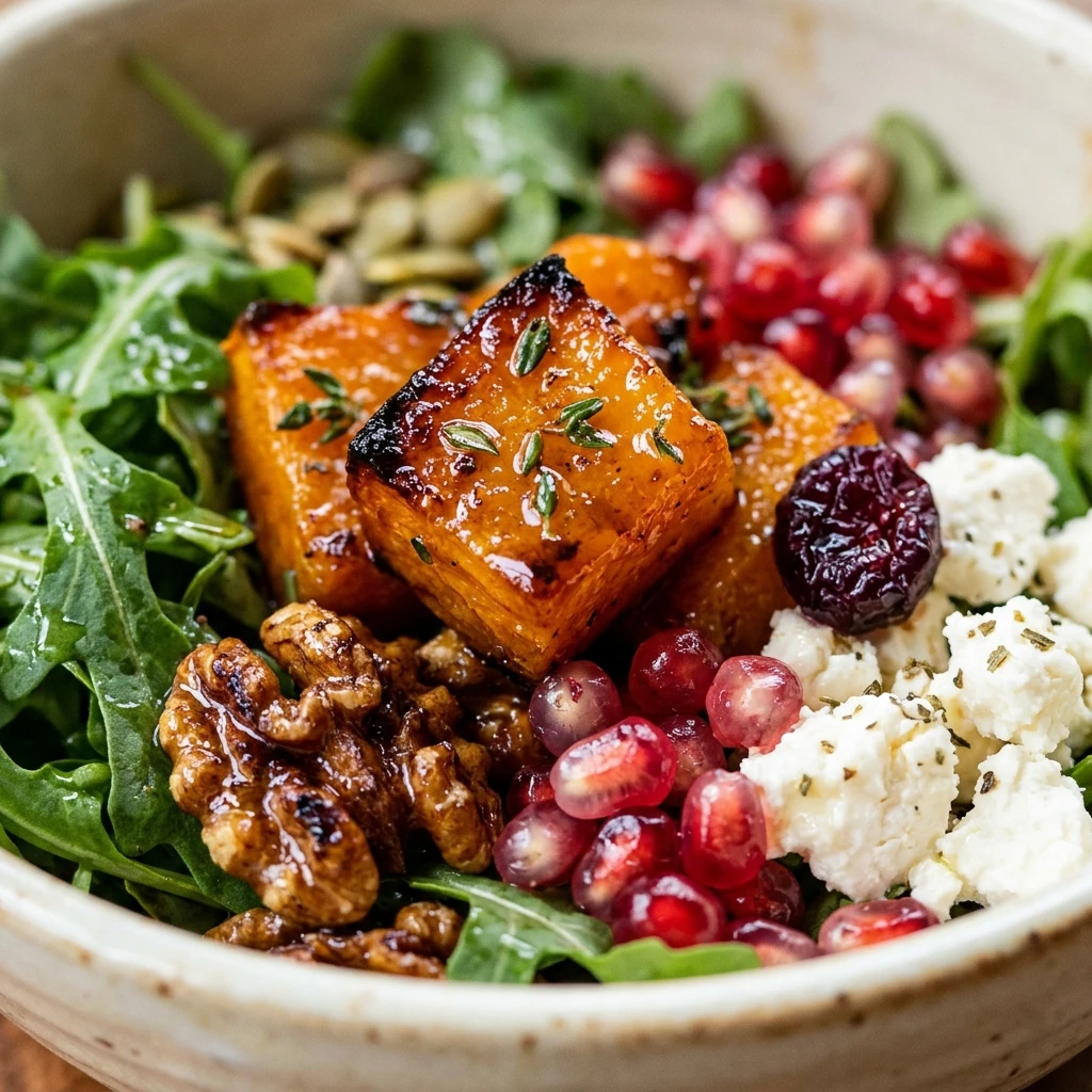 Harvest Salad with Maple Roasted Squash