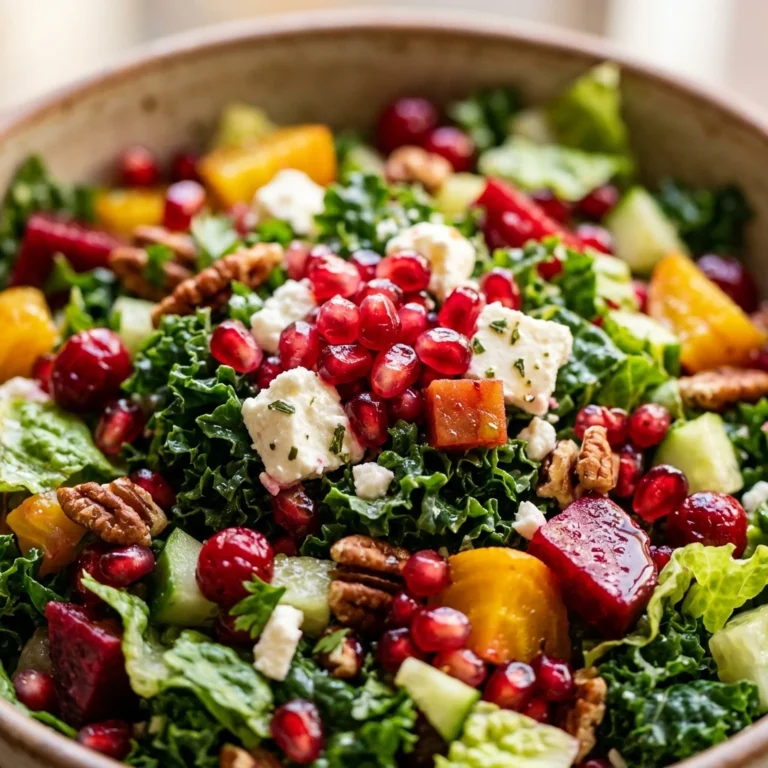Healthy Chopped Christmas Salad
