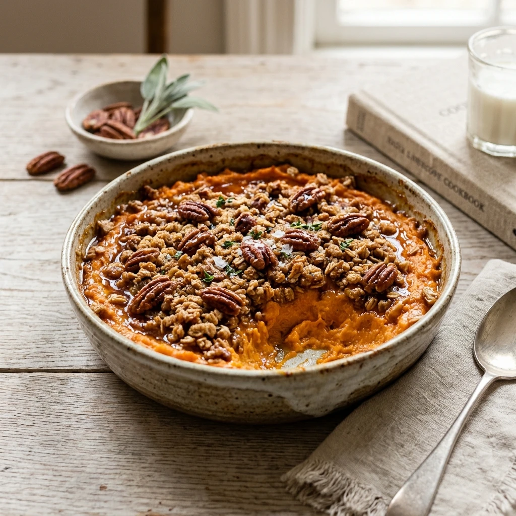 Southern Maple Sweet Potato Casserole