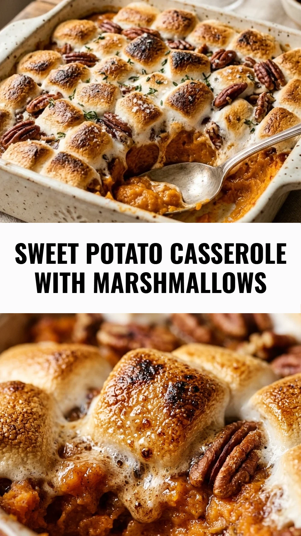 Sweet Potato Casserole with Marshmallows