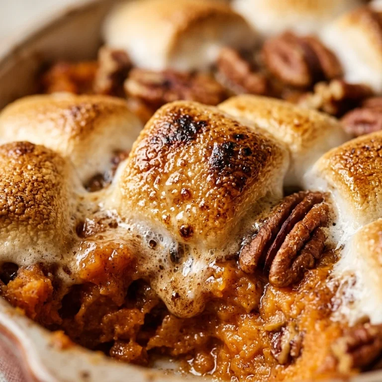 Sweet Potato Casserole with Marshmallows